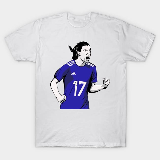 Tobin Heath T-Shirt by Linzilu99